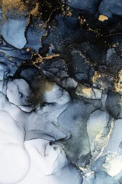 Marble ink abstract art from exquisite original painting for abstract background Stock Illustration