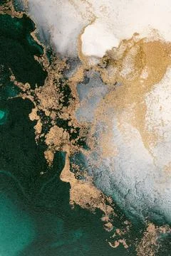 Marble ink abstract art from exquisite original painting for abstract background Stock Illustration