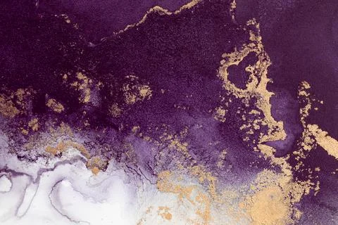 Marble ink abstract art from exquisite original painting for abstract background Stock Illustration