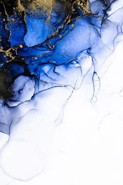 Marble ink abstract art from exquisite original painting for abstract background Stock Illustration