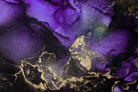 Marble ink abstract art from exquisite original painting for abstract background Stock Illustration