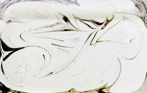 Marble ink pattern texture abstract background. black gold and white tone 스톡 사진