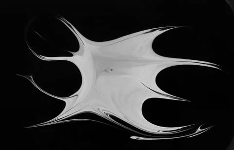 Marble ink pattern texture abstract background. black and white tone 스톡 사진