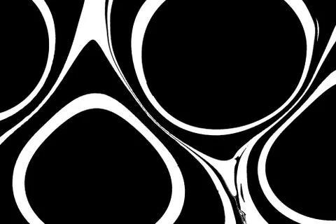 Marble ink pattern texture abstract background. black and white tone Stock Photos