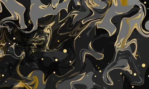 Marble liquid color background design texture vector Stock Illustration