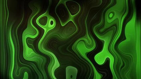 Marble liquid wave abstract background dark green Stock Illustration