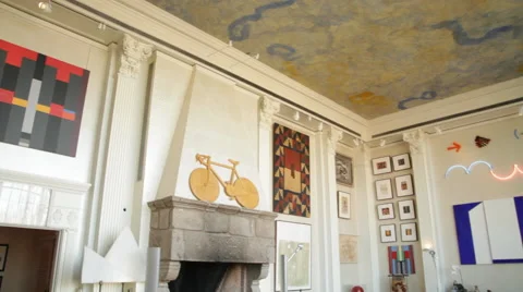 Marble Living Room Stock Footage 40807592