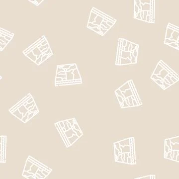 Marble material floor layer line vector seamless pattern Stock Illustration