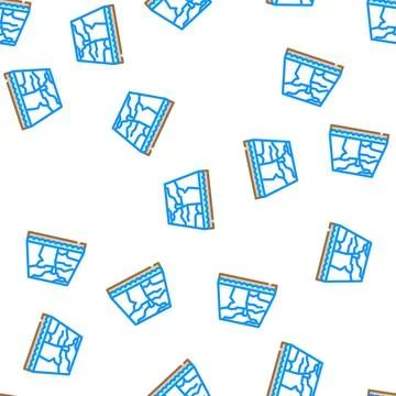 Marble material floor layer vector seamless pattern Illustrazione stock