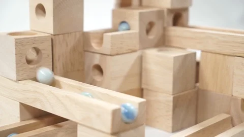 Marble Maze - Logic and physics 1 Stock-Footage 87782888