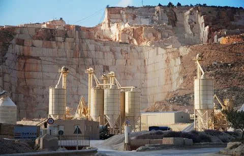 Marble mine Stock Photos