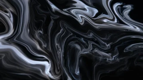 Marble moving structure in white on a black background. Luxurious black and Stock Footage 320571029