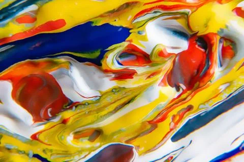 Marble multi color surface, abstract background, liquid paints Stock Photos
