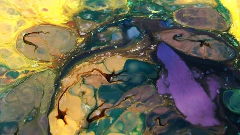 Marble Paint Mixture Texture 109 Stock Footage 109390940