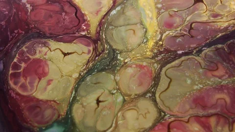 Marble Paint Mixture Texture 135 Stock Footage