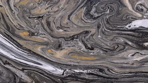 Marble pattern, abstract liquid paints background closeup Stock Footage 169511235