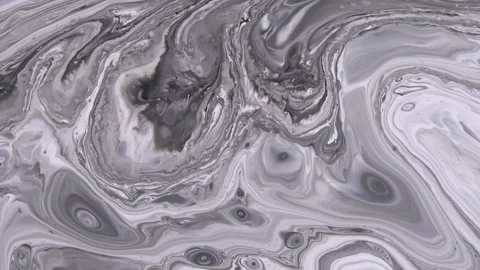 Marble pattern, abstract liquid paints background closeup Video stock 169511714