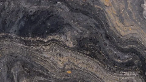 Marble pattern, abstract liquid paints background Stock Footage 169785932