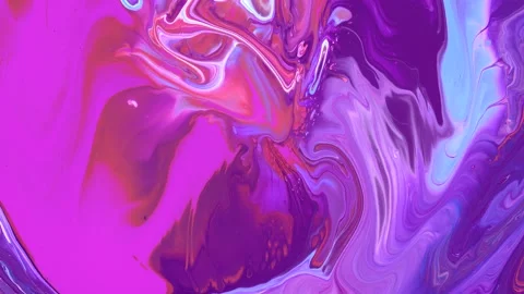 Marble pattern from colored liquid acrylic paints. Stock Footage 170030984