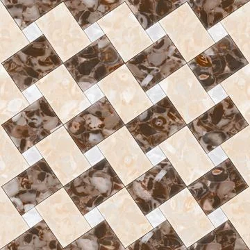 Marble pattern mosaic decor floor and wall tile. Stock Photos