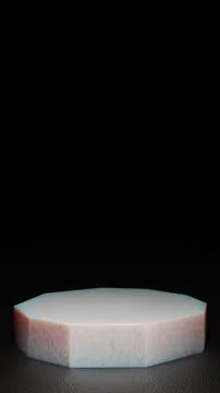 Marble pedestal dark Stock Illustration