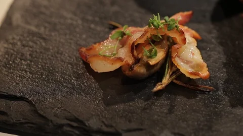 Marble pork steak 動画素材 106064868