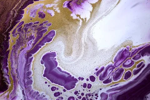 Marble purple acrylic texture. Agate ripple background. Stock Illustration