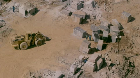 A marble quarry Stock Footage 60077703