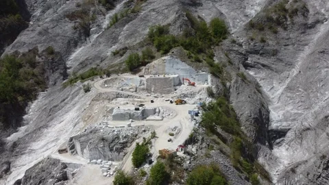 Marble Quarry Stockbeeldmateriaal 194547815