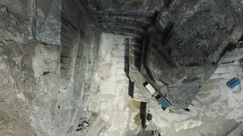 Marble Quarry Stockbeeldmateriaal 194550170