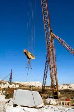Marble quarry Stock Photos