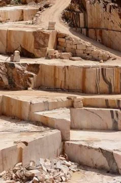 Marble quarry Stock Photos