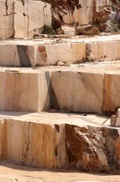 Marble quarry Stock Photos