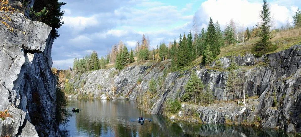 Marble quarry Stock Photos