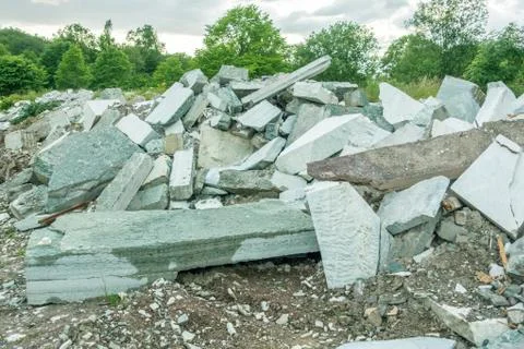 Marble quarry Foto stock