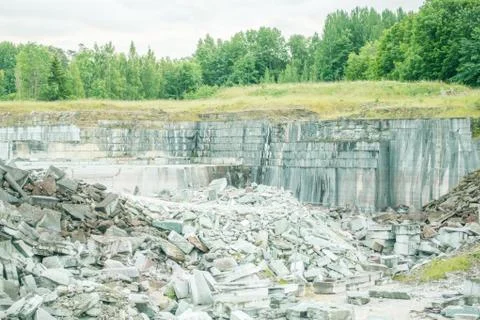 .Marble quarry Stock Photos
