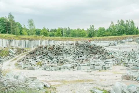 .Marble quarry Stock Photos