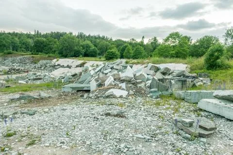 .Marble quarry Stock Photos