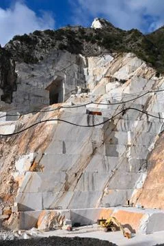 Marble quarry Stock Photos