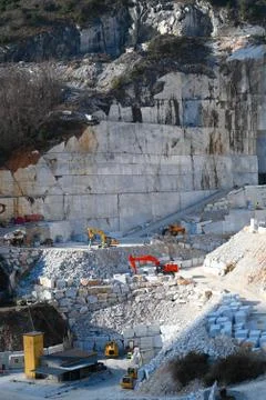 Marble quarry Stock Photos