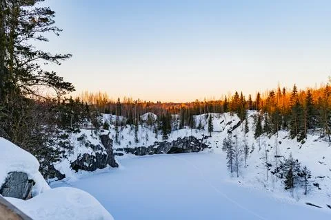 Marble quarry Stock Photos