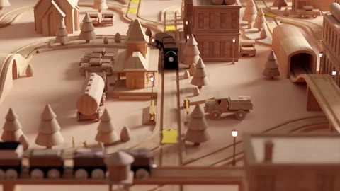 Marble run machine. Rolling ball sculpture. Marble race toy 스톡 동영상 243364207