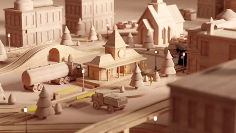 Marble run machine. Rolling ball sculpture. Marble race toy 스톡 동영상 243364213