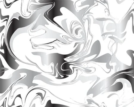 Marble silver texture seamless pattern Stock Illustration