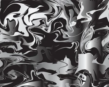 Marble silver texture seamless pattern Stock Illustration