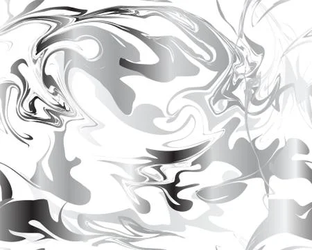 Marble silver texture seamless pattern Stock Illustration