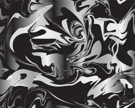 Marble silver texture seamless pattern Stock Illustration