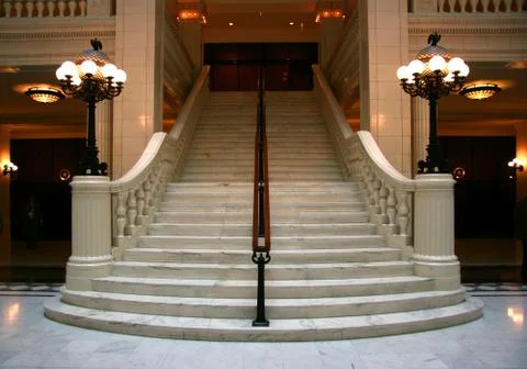 Marble staircase Stock-Fotos
