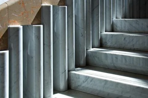 Marble staircase Stock Photos