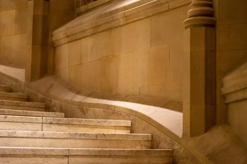 Marble staircase Stock Photos